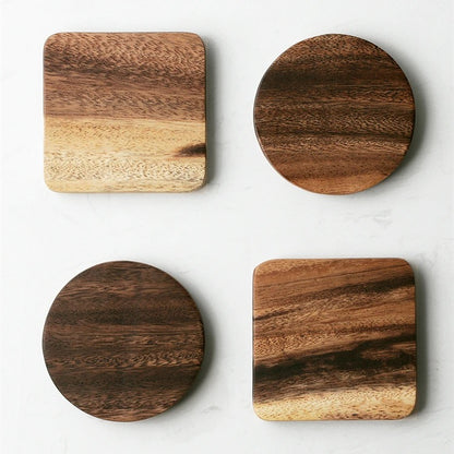 Wooden Acacia Coaster