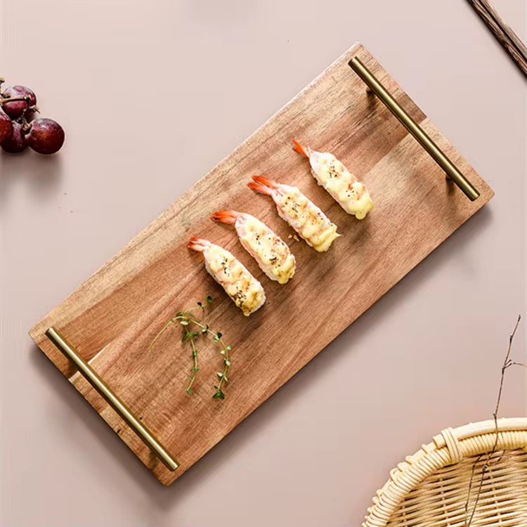 Luxury Acacia Wooden Serving Tray