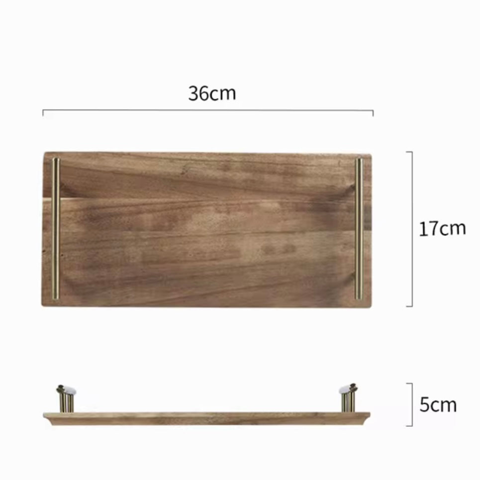 Luxury Acacia Wooden Serving Tray