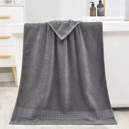 Luxury 100% Cotton Dobby Bath Towels Set