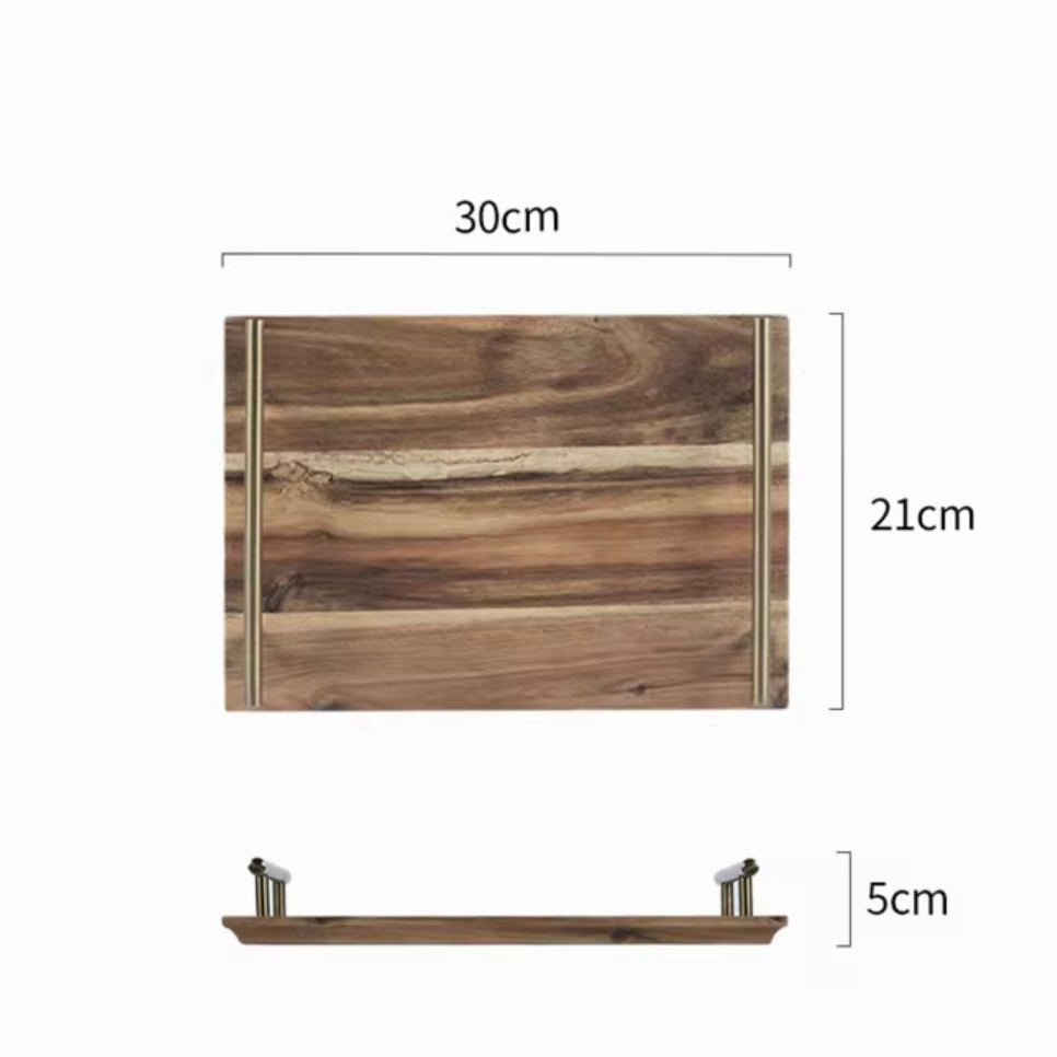 Luxury Acacia Wooden Serving Tray