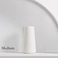 Nordic Matte White Ceramic Flower Vase