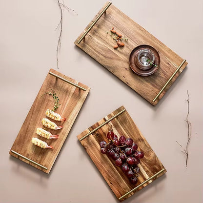 Luxury Acacia Wooden Serving Tray