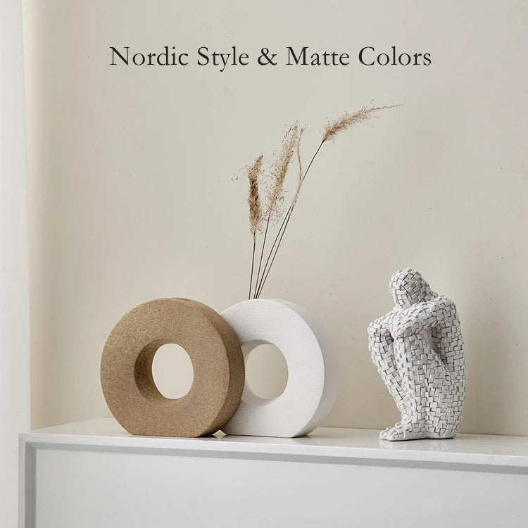 Nordic Luxe Ceramic Vases