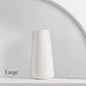 Nordic Matte White Ceramic Flower Vase