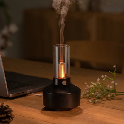 Retro natlys æterisk olie aroma diffuser