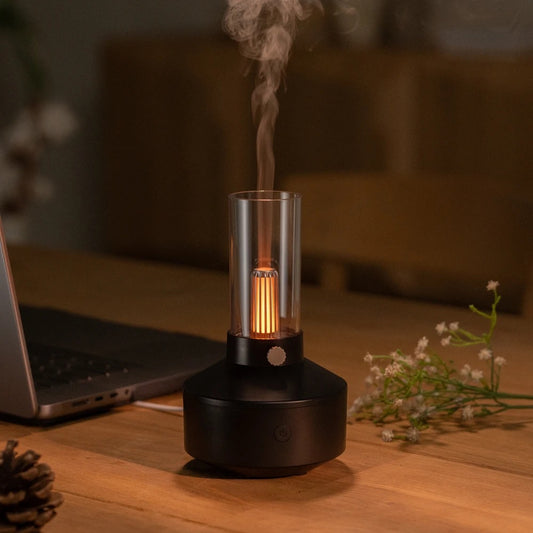 Retro natlys æterisk olie aroma diffuser