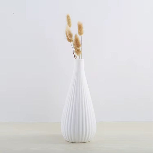 Nordic Stripes Ceramic Vase