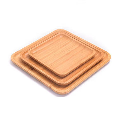 Luxury Bamboo Serving Tray Set