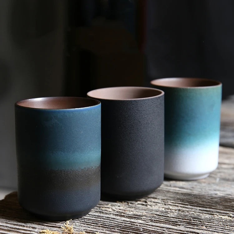 Rustic Blue Ceramic Mug