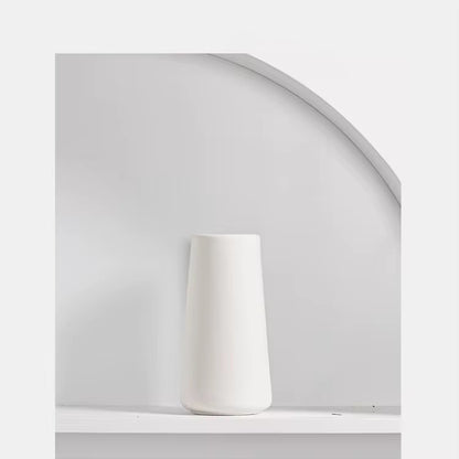 Nordic Matte White Ceramic Flower Vase